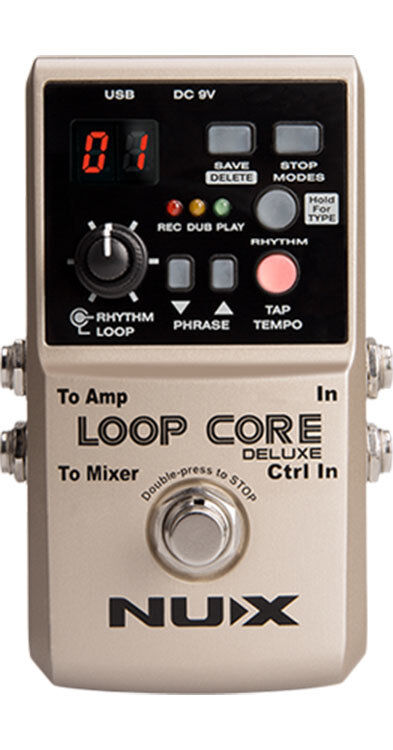 NU-X Loop Core Deluxe Bundle with Dual Foot Switch and Drum Machine — view 2
