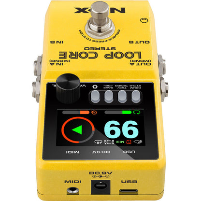 NUX Loop Core Stereo Effects Pedal with High-Definition LCD Display and MIDI Control — view 2