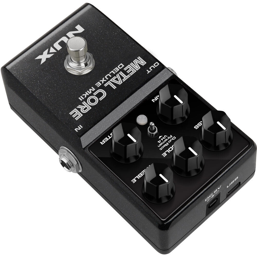 NU-X Core Series Metal Core Deluxe MK-II Distortion Effects & Preamp Pedal — view 5