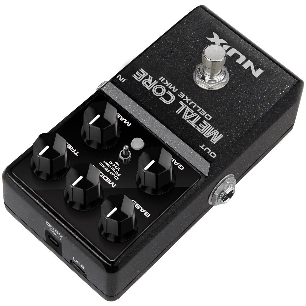 NU-X Core Series Metal Core Deluxe MK-II Distortion Effects & Preamp Pedal — view 4