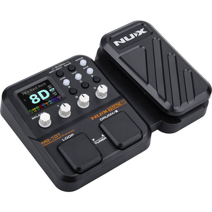 NUX MG101 Multi-Effects and Modelling Guitar Processor with LCD, USB Recording, Phrase Looper, 25 Amp Models, and QuickTone Editor Software — view 2