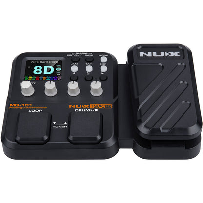 NUX MG101 Multi-Effects and Modelling Guitar Processor with LCD, USB Recording, Phrase Looper, 25 Amp Models, and QuickTone Editor Software — view 3