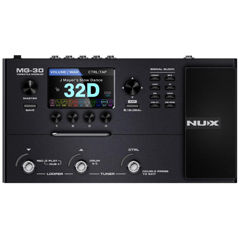 NU-X MG-30 Guitar Modeling Processor with HD Amp Models and Effects