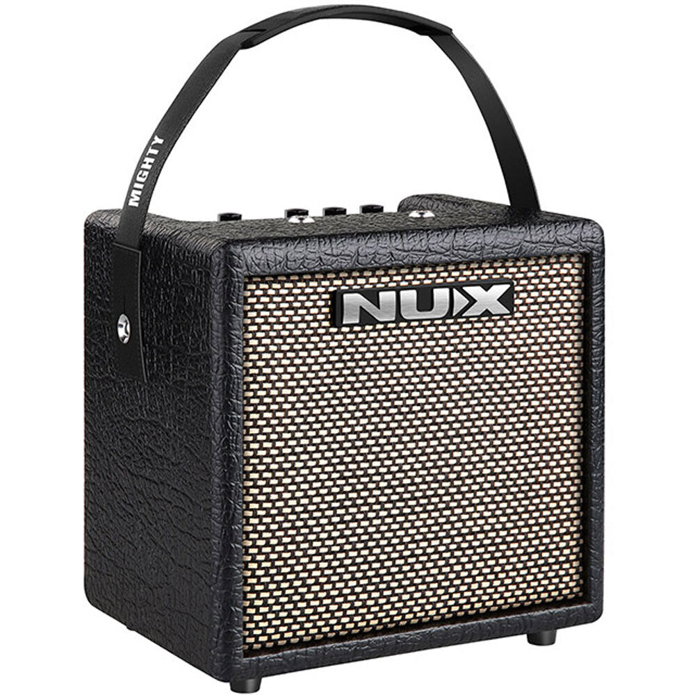 NU-X Mighty 8BT MKII Portable Digital 8W Guitar Amplifier with Bluetooth, IR Technology, Effects, and MIC Input