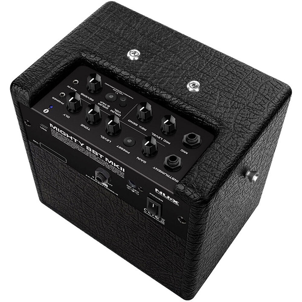 NU-X Mighty 8BT MKII Portable Digital 8W Guitar Amplifier with Bluetooth, IR Technology, Effects, and MIC Input — view 6