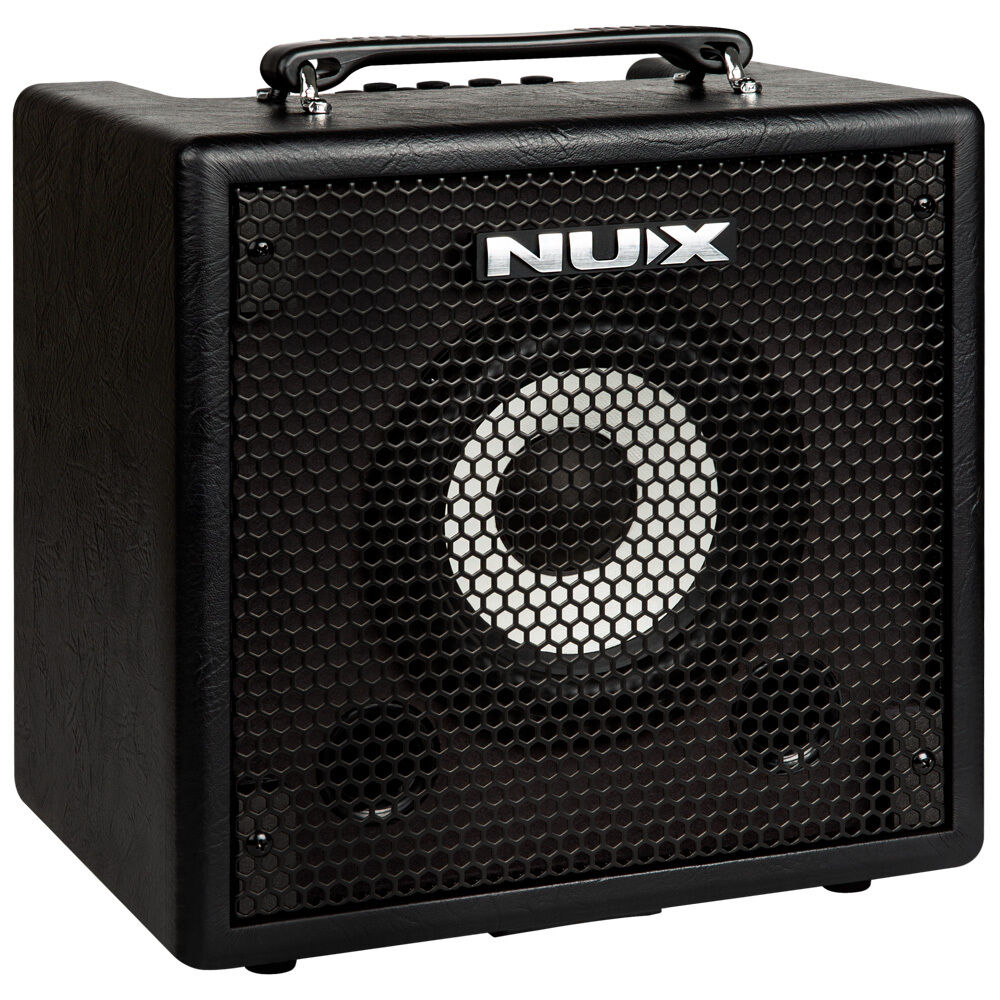 NUX Mighty Bass 50BT 50-Watt Bass Amp Combo with 6.5" Speaker, Bluetooth, USB Recording, Drum & Loop Functions