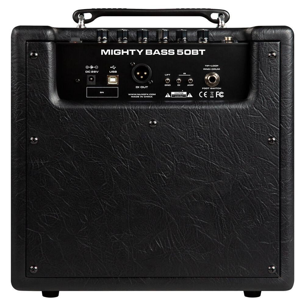 NUX Mighty Bass 50BT 50-Watt Bass Amp Combo with 6.5" Speaker, Bluetooth, USB Recording, Drum & Loop Functions — view 4