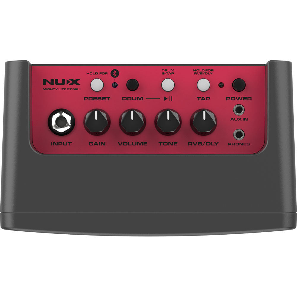 NU-X Mighty Lite BT MKII Portable Modeling Guitar Amp with IRs - Dark Gray — view 2