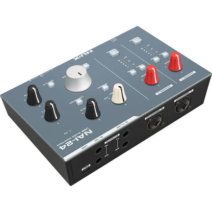 NU-X NAI-24 Professional 2x4 USB Audio Interface 32-Bit/192kHz with Class A Preamp and Analog Compressor — view 2