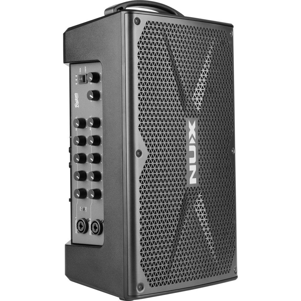 NU-X Portable Busking 200FR Rechargeable 2-Channel Acoustic Guitar Amp