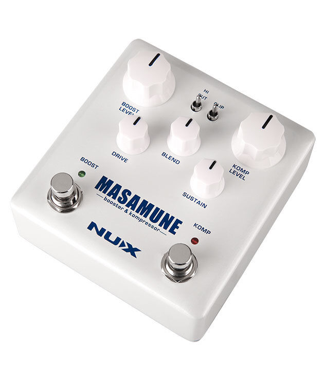 NUX Verdugo Series Masamune Analog Compressor and Booster Pedal — view 2