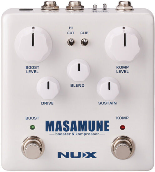 NUX Verdugo Series Masamune Analog Compressor and Booster Pedal