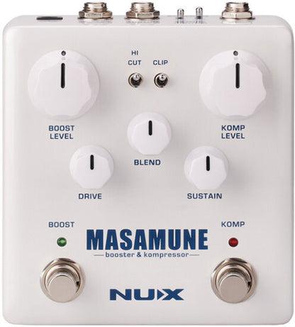 NUX Verdugo Series Masamune Analog Compressor and Booster Pedal