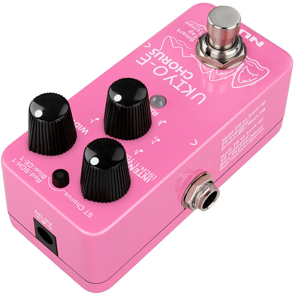 NU-X Mini Core Series Ukiyo-E Chorus Effects Pedal with 3 Models, True-Bypass, Stereo Support, and USB-C Firmware Update — view 4