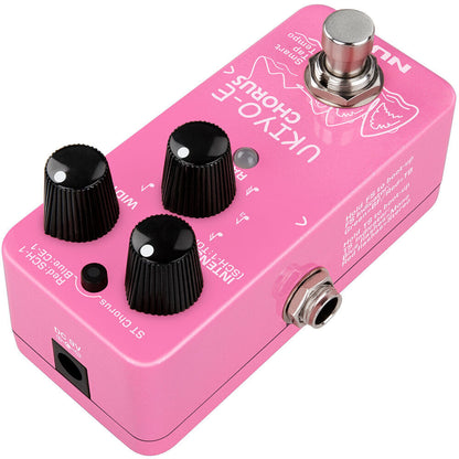 NU-X Mini Core Series Ukiyo-E Chorus Effects Pedal with 3 Models, True-Bypass, Stereo Support, and USB-C Firmware Update — view 4
