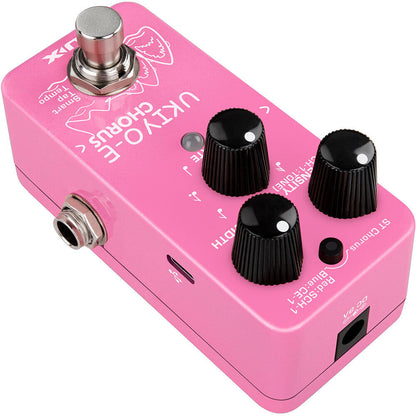NU-X Mini Core Series Ukiyo-E Chorus Effects Pedal with 3 Models, True-Bypass, Stereo Support, and USB-C Firmware Update — view 5