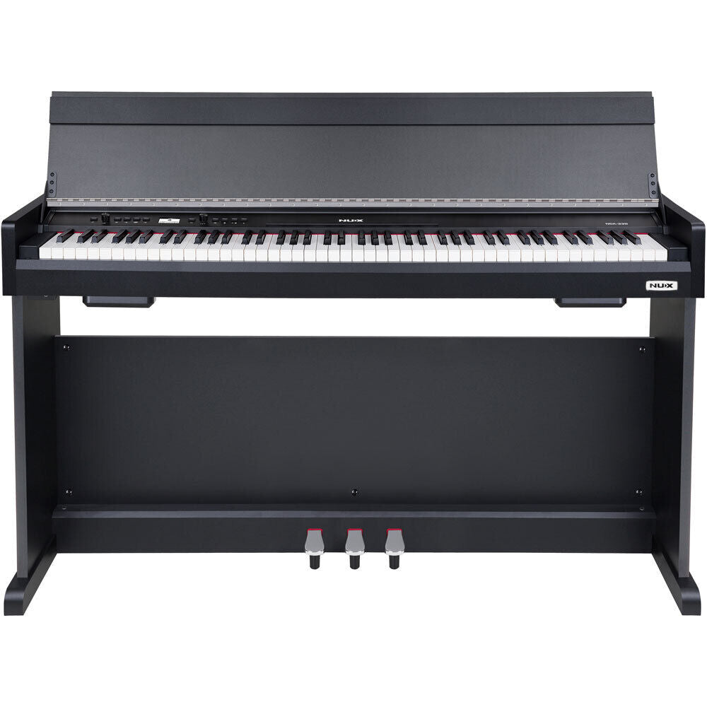 NU-X NCK-330 88-Key Digital Piano with Triple-Sensor Hammer-Action Keyboard, Bluetooth, USB Audio, and 143 Sounds in Black Finish