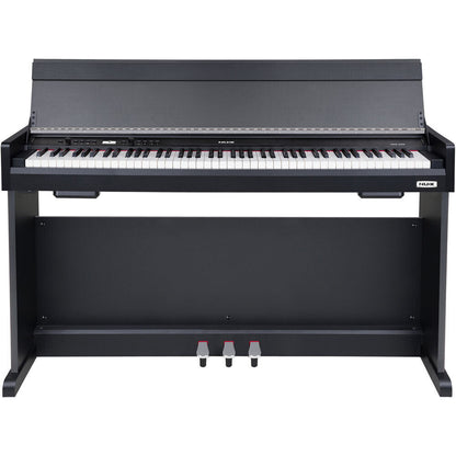 NU-X NCK-330 88-Key Digital Piano with Triple-Sensor Hammer-Action Keyboard, Bluetooth, USB Audio, and 143 Sounds in Black Finish
