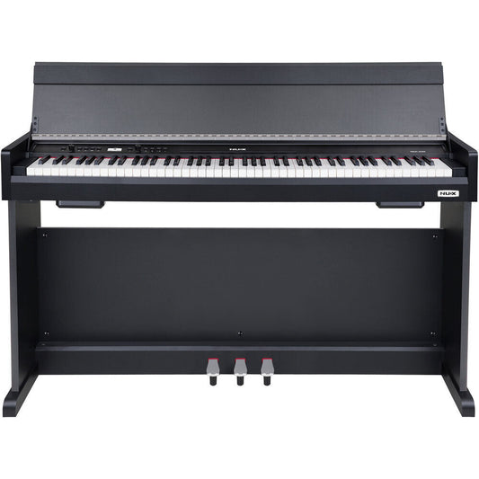 NU-X NCK-330 88-Key Digital Piano with Triple-Sensor Hammer-Action Keyboard, Bluetooth, USB Audio, and 143 Sounds in Black Finish