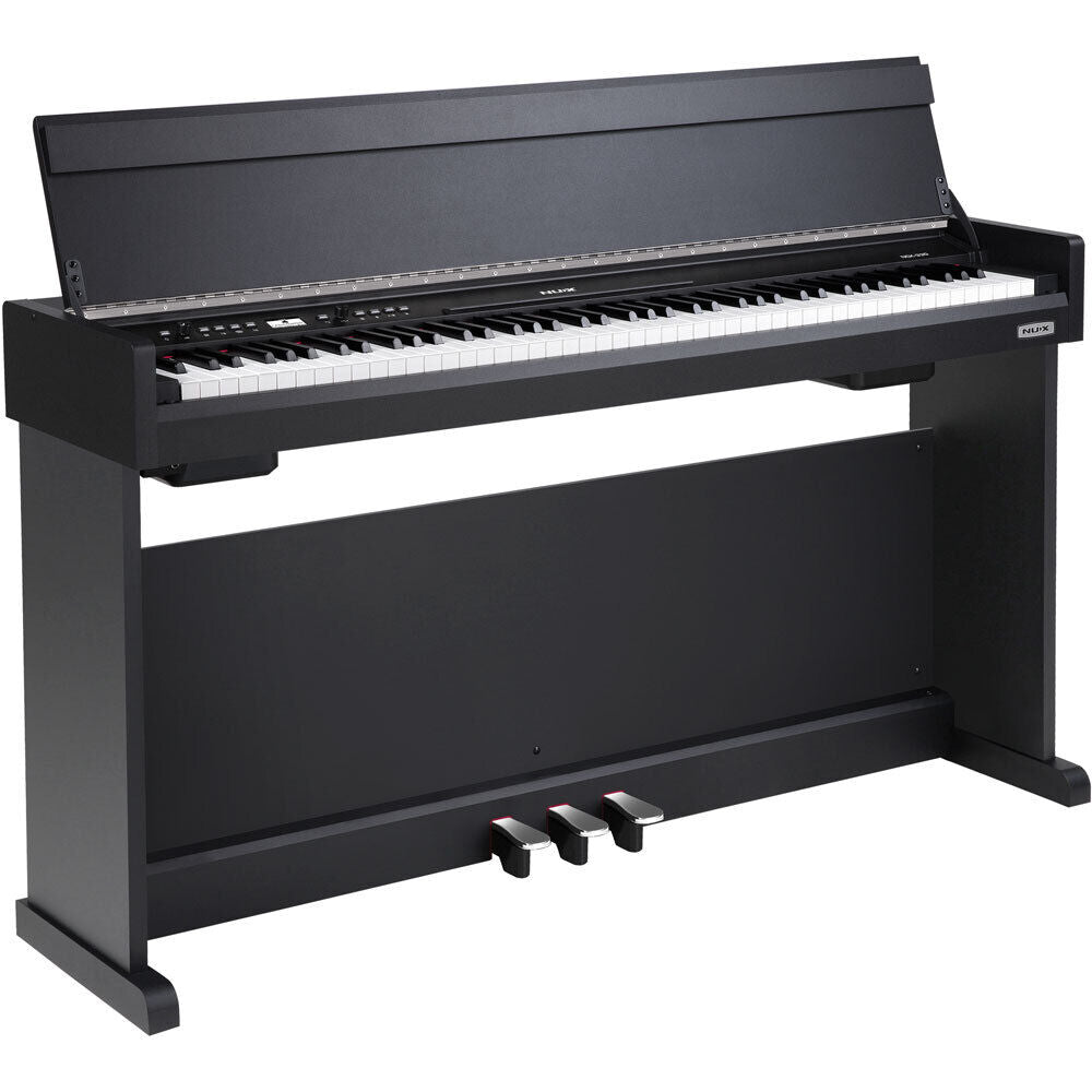 NU-X NCK-330 88-Key Digital Piano with Triple-Sensor Hammer-Action Keyboard, Bluetooth, USB Audio, and 143 Sounds in Black Finish — view 2