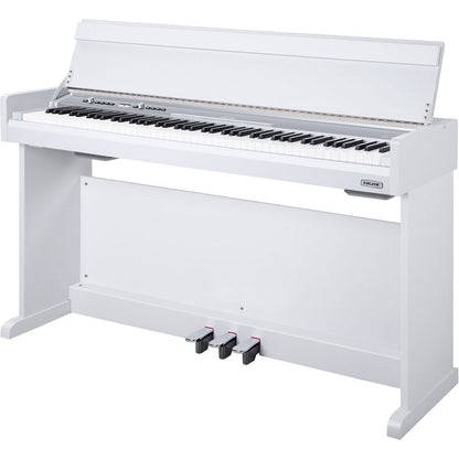 NUX NCK-330 88-Key Digital Piano with Triple-Sensor Hammer Action Keyboard and Bluetooth Connectivity in White Finish — view 3