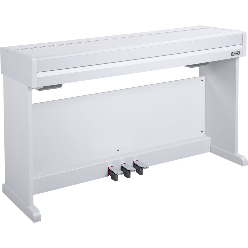NUX NCK-330 88-Key Digital Piano with Triple-Sensor Hammer Action Keyboard and Bluetooth Connectivity in White Finish — view 5