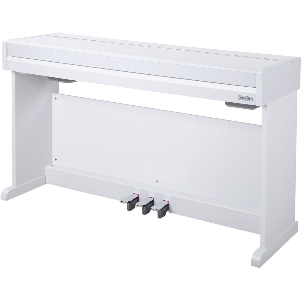 NUX NCK-330 88-Key Digital Piano with Triple-Sensor Hammer Action Keyboard and Bluetooth Connectivity in White Finish — view 6