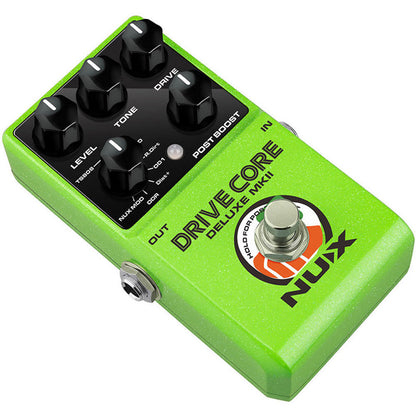 NU-X Core Stompbox Series Drive Core Deluxe MKII Overdrive Effects Pedal — view 2