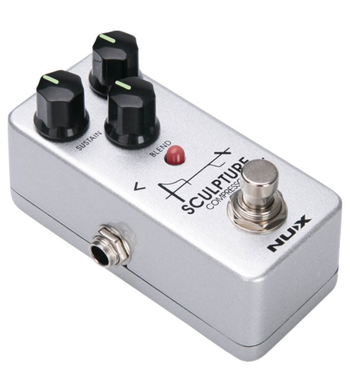 NUX Mini Core Sculpture Compressor Pedal with Clean and Clip Modes, Blend Knob, True Bypass, and Buffer Bypass — view 2