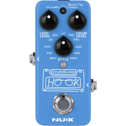 NU-X Mini Core Series HOOK Drum & Loop Effects Pedal with Auto Tempo Detection
