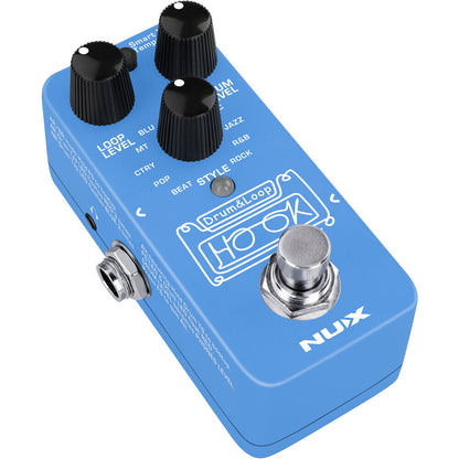 NU-X Mini Core Series HOOK Drum & Loop Effects Pedal with Auto Tempo Detection — view 3