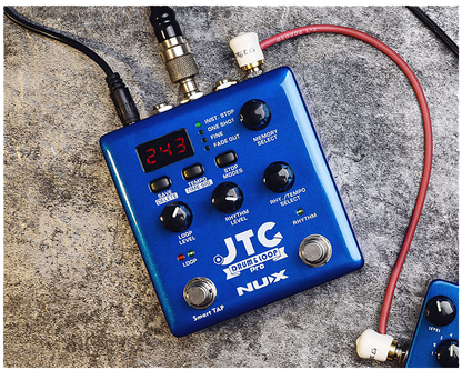 NU-X Verdugo Series JTC Pro Dual Switch Looper Pedal with 6 Hours Recording, 256 Memories, 24-bit Audio Quality — view 4