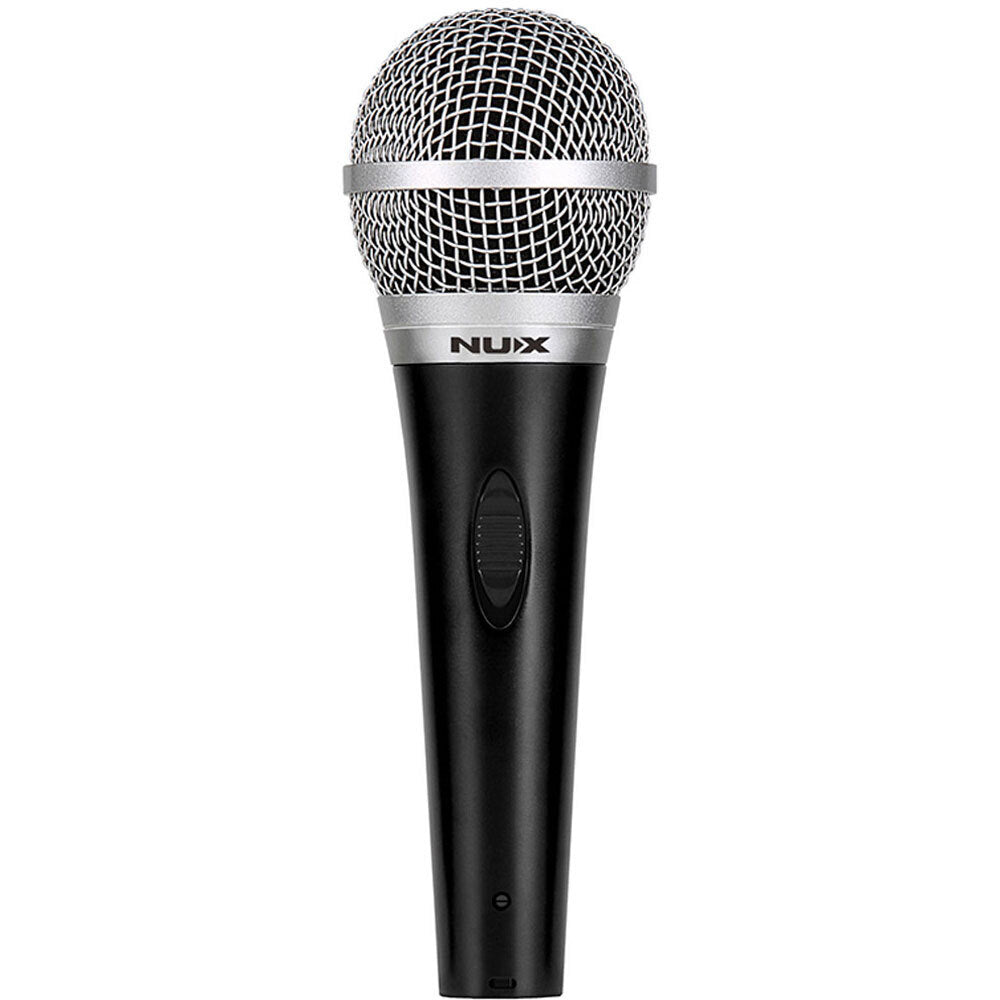 NU-X NDM-3 Dynamic Handheld Microphone with Mic Clip and Carry Pouch