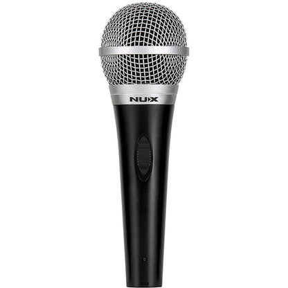 NU-X NDM-3 Dynamic Handheld Microphone with Mic Clip and Carry Pouch