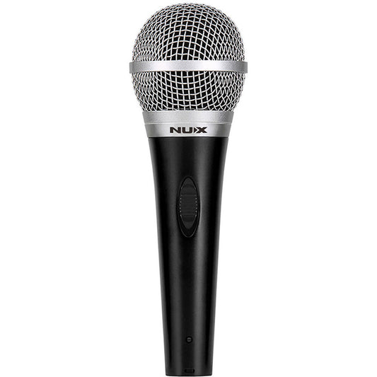 NU-X NDM-3 Dynamic Handheld Microphone with Mic Clip and Carry Pouch