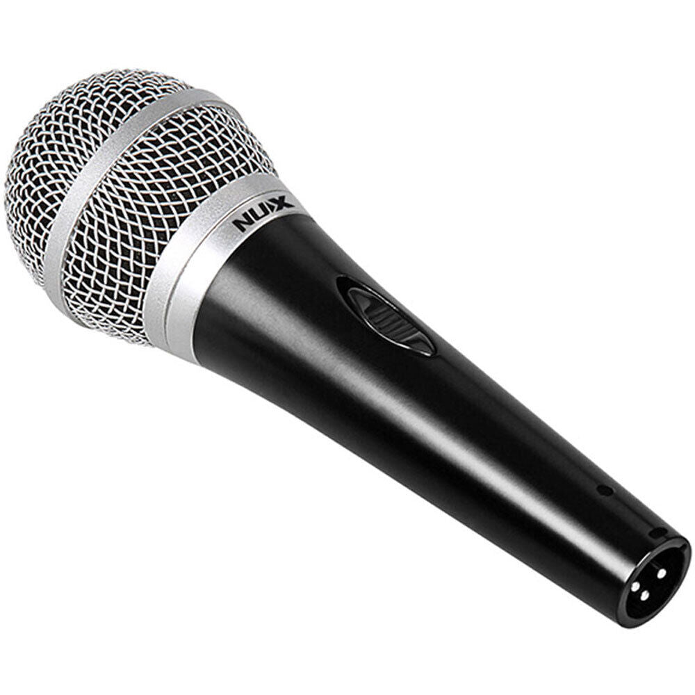 NU-X NDM-3 Dynamic Handheld Microphone with Mic Clip and Carry Pouch — view 3