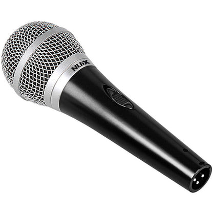 NU-X NDM-3 Dynamic Handheld Microphone with Mic Clip and Carry Pouch — view 3