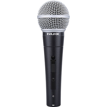 NU-X NDM-4 Dynamic Handheld Microphone with Mic Clip and Carry Pouch