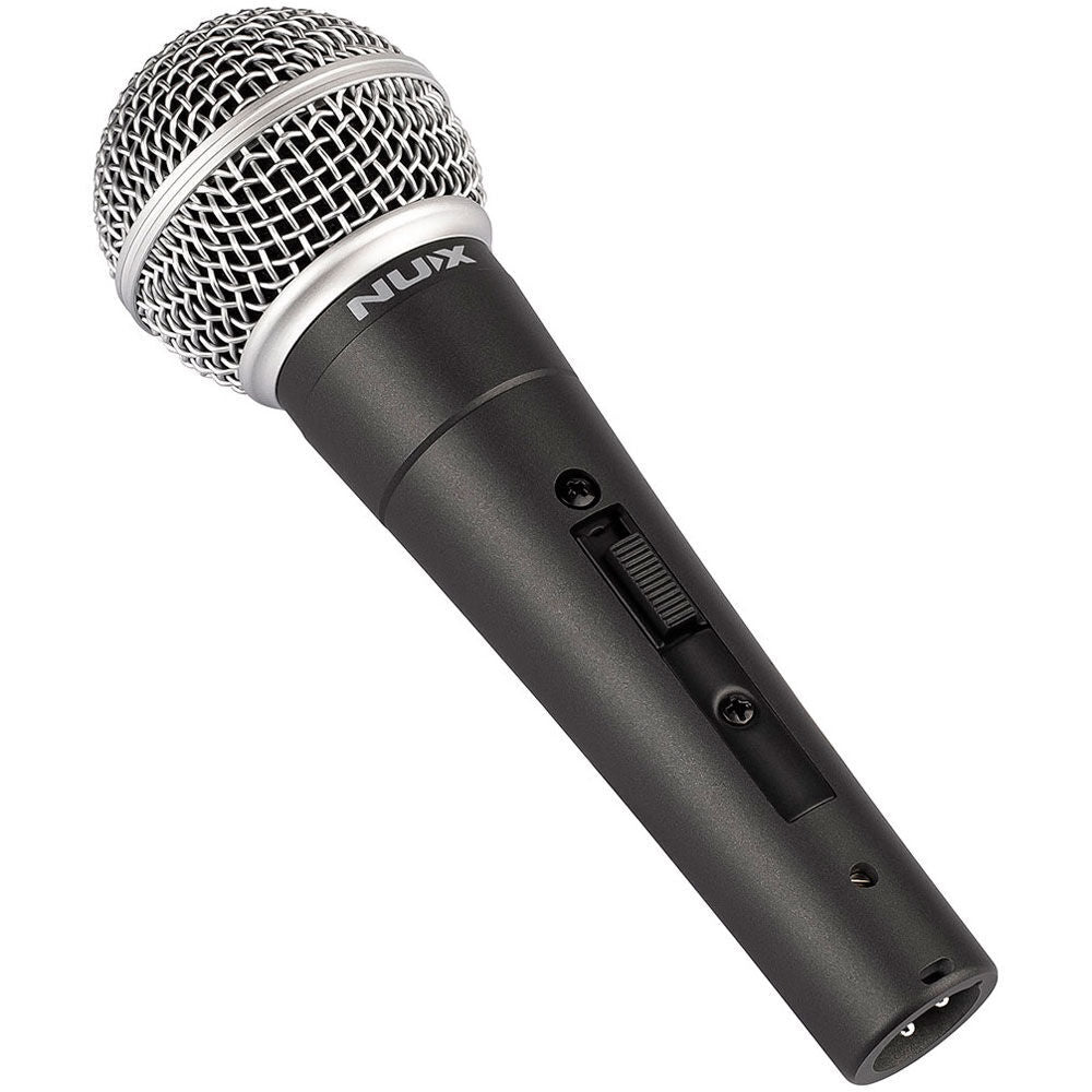 NU-X NDM-4 Dynamic Handheld Microphone with Mic Clip and Carry Pouch — view 2