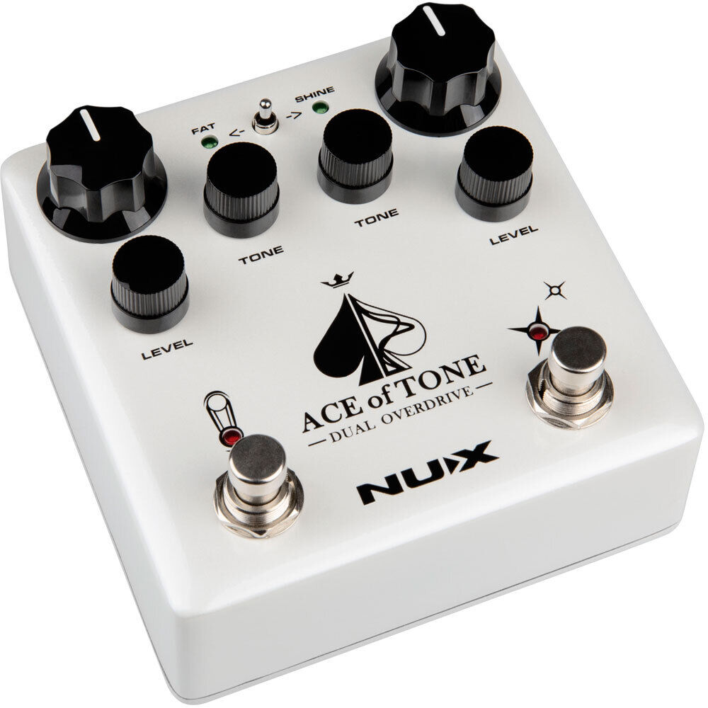 NU-X Verdugo Series Ace Of Tone Dual Overdrive Effects Pedal with Tubeman MKII and Morning Star — view 3
