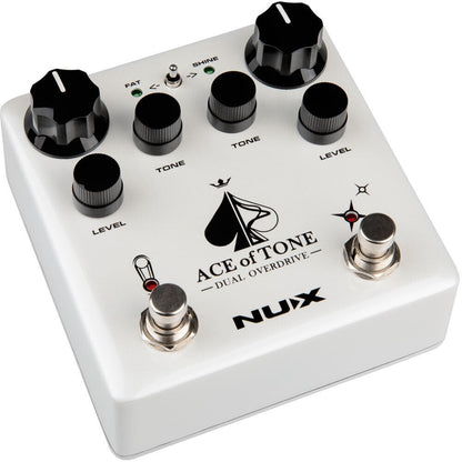 NU-X Verdugo Series Ace Of Tone Dual Overdrive Effects Pedal with Tubeman MKII and Morning Star — view 3