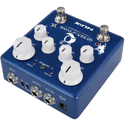 NU-X Verdugo Series Queen of Tone Dual Overdrive Effects Pedal — view 3
