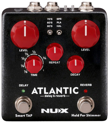NU-X Verdugo Series Atlantic Delay & Reverb Effects Pedal