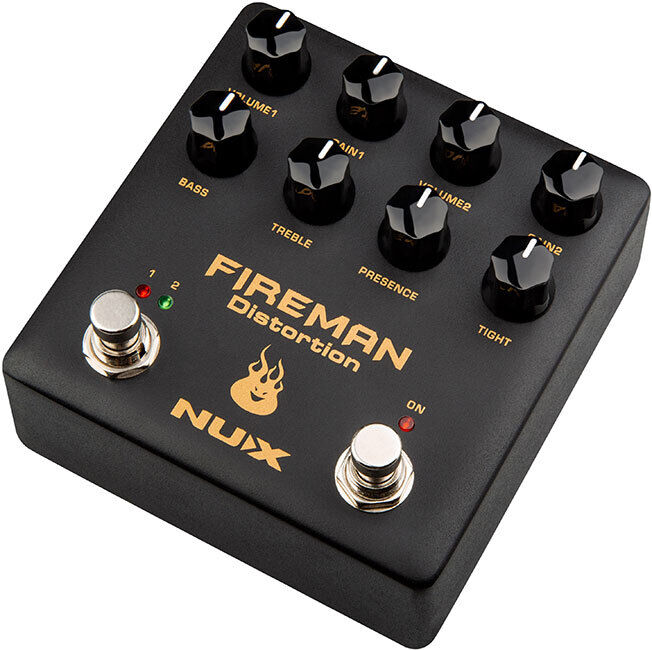 NU-X Verdugo Fireman Dual Channel Distortion Effects Pedal — view 4