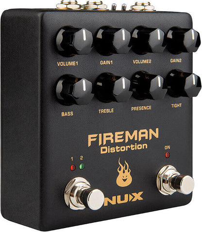 NU-X Verdugo Fireman Dual Channel Distortion Effects Pedal — view 6