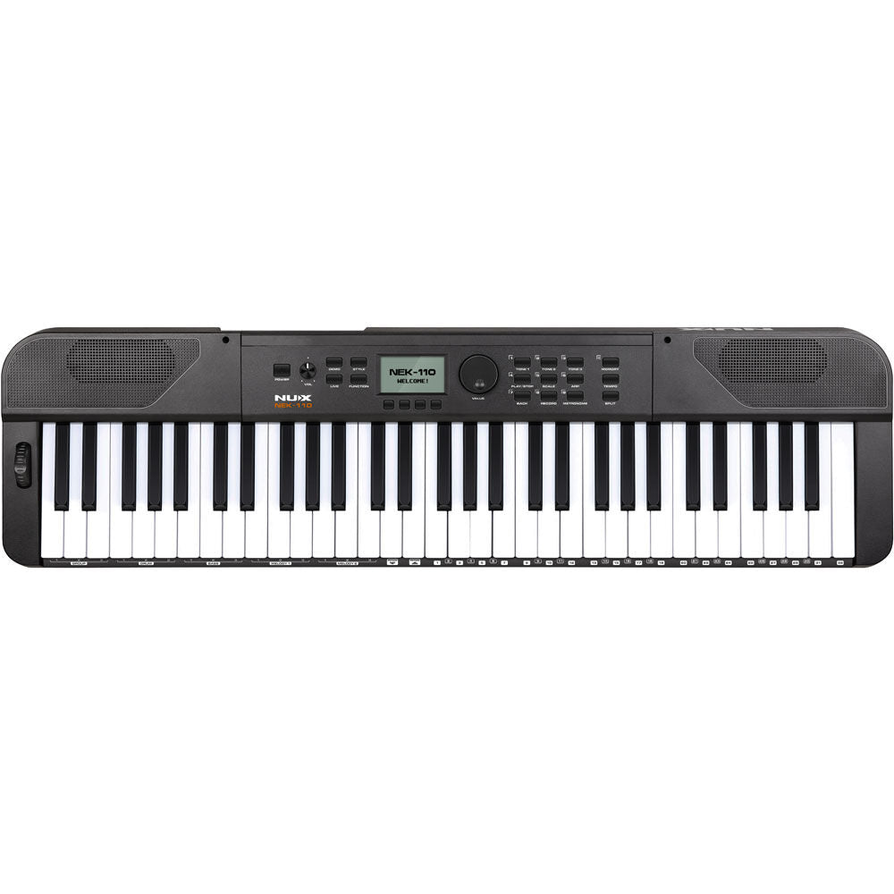 NU-X NEK-110 Portable 61-Key Keyboard with Bluetooth Audio and 700 Tones
