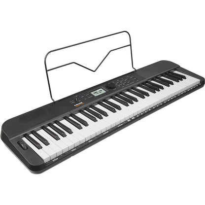 NU-X NEK-110 Portable 61-Key Keyboard with Bluetooth Audio and 700 Tones — view 4