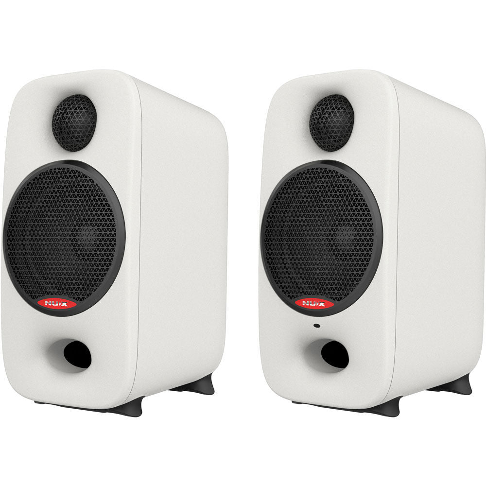 NU-X Axon 3 Studio Reference Monitor Speakers - White (Pair) - 90W Bi-Amp, Bluetooth, 3" Woofer, DSP Acoustic Correction, Compact Design — view 3