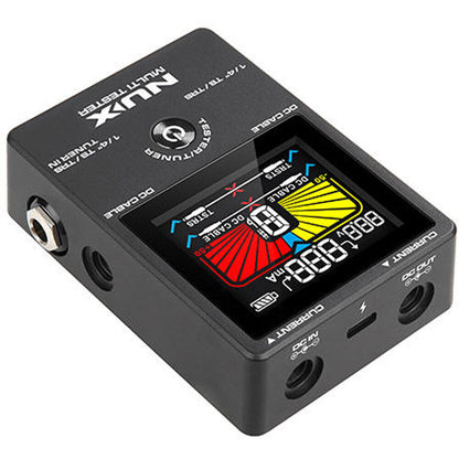 NUX NMT-1 4-in-1 Multi Tester with Patch Cable & DC Cable Tester, Pedal Meter, Chromatic Tuner, USB-C Charging — view 3