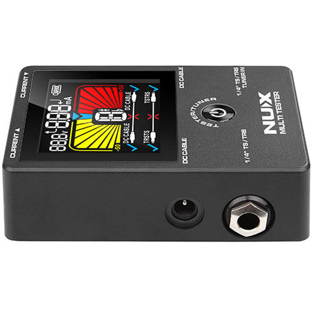 NUX NMT-1 4-in-1 Multi Tester with Patch Cable & DC Cable Tester, Pedal Meter, Chromatic Tuner, USB-C Charging — view 5